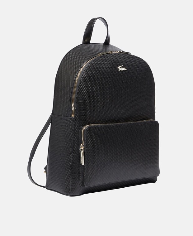 

Кожаный рюкзак Lacoste, серый