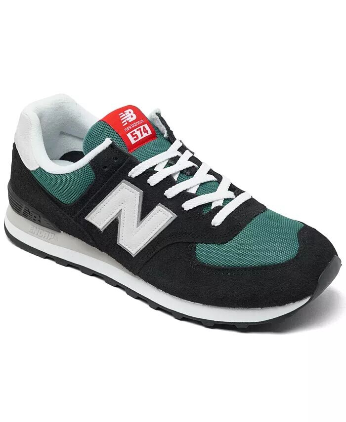 

Мужские повседневные кроссовки 574 от Finish Line New Balance, черный