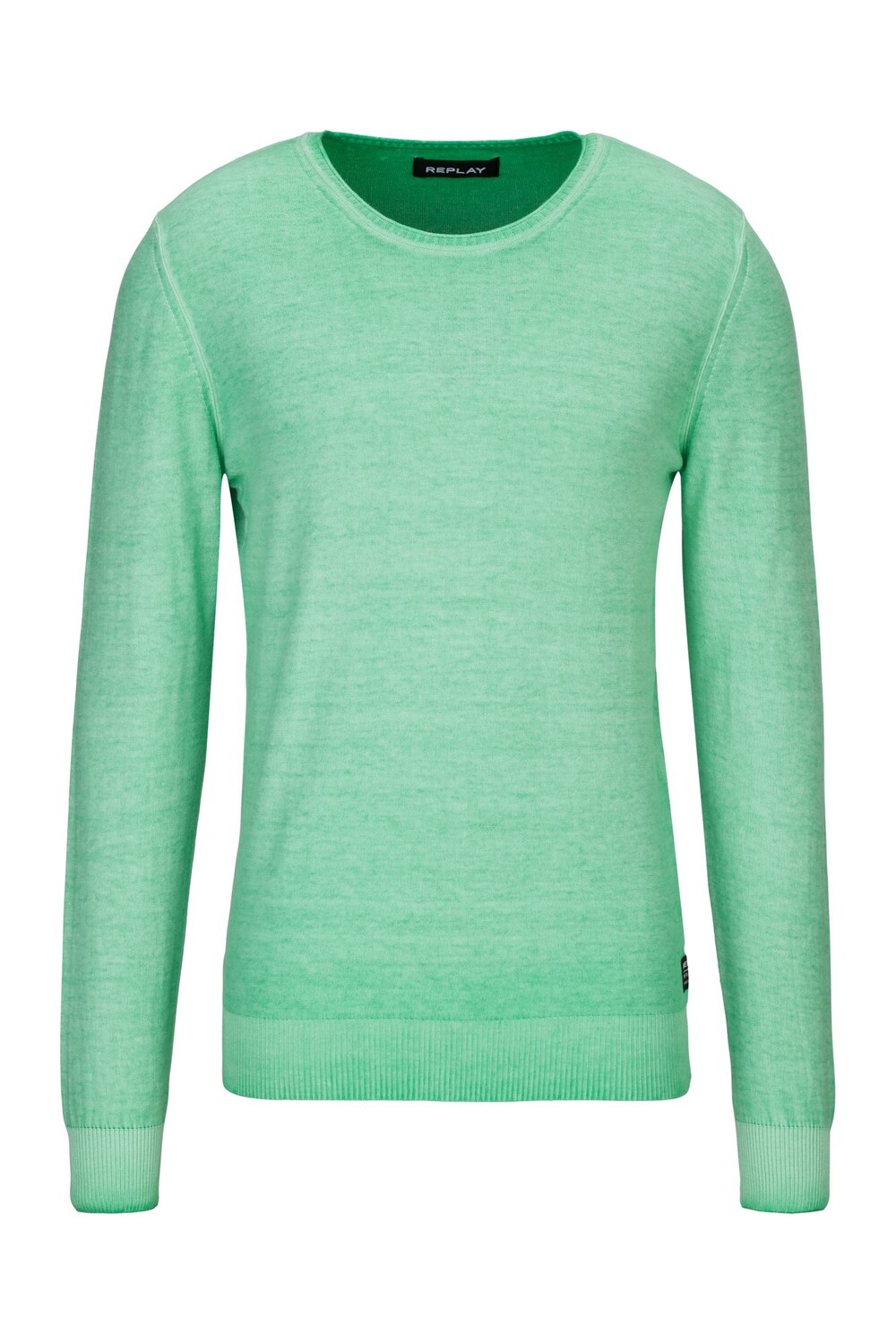 

Пуловер Replay Rundhals Inside Fade Cotton 14 Gg, зеленый