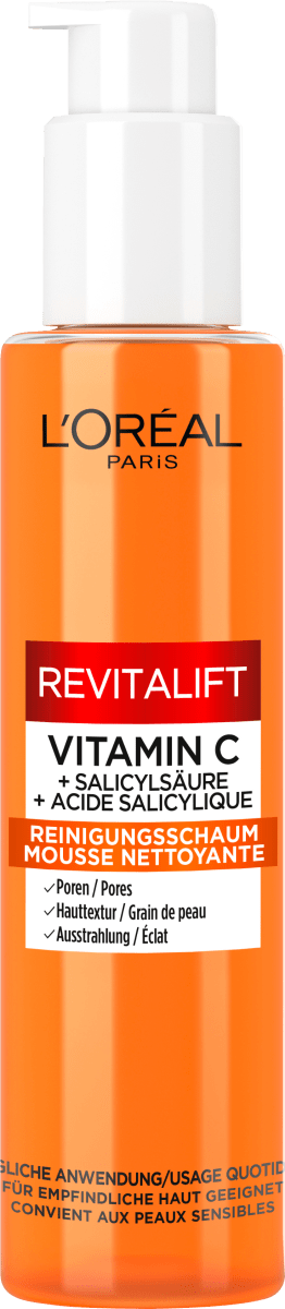 Revitalift Clinical очищающая пенка с витамином С 150 мл L'Oreal