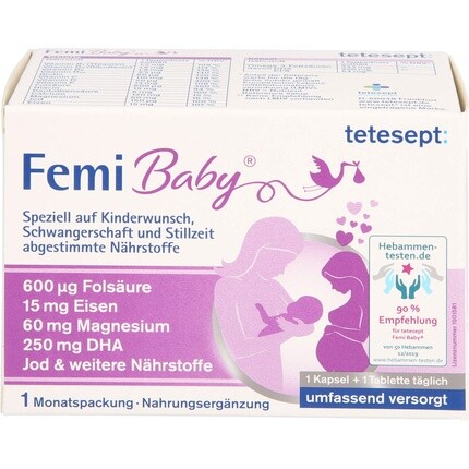 

Тетесепт Феми Детские капсулы + таблетки, упаковка 60 шт. Tetesept