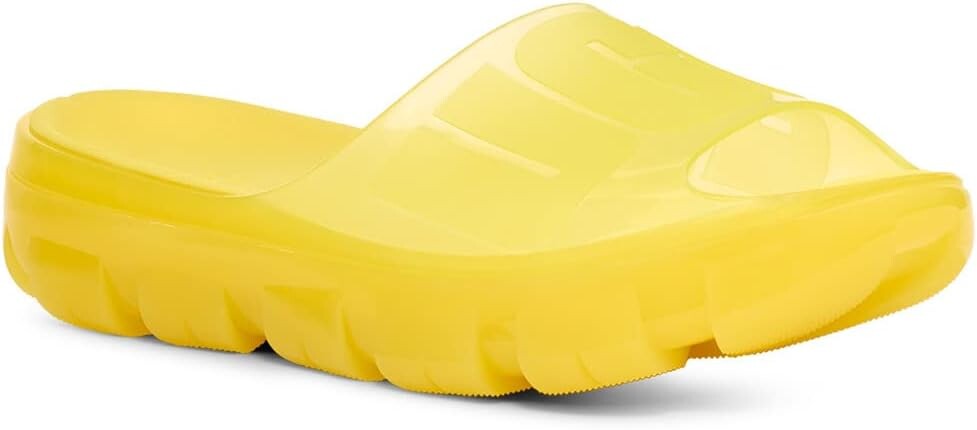 

Сандалии на плоской подошве Jella Clear Slide UGG, цвет Sunny Yellow