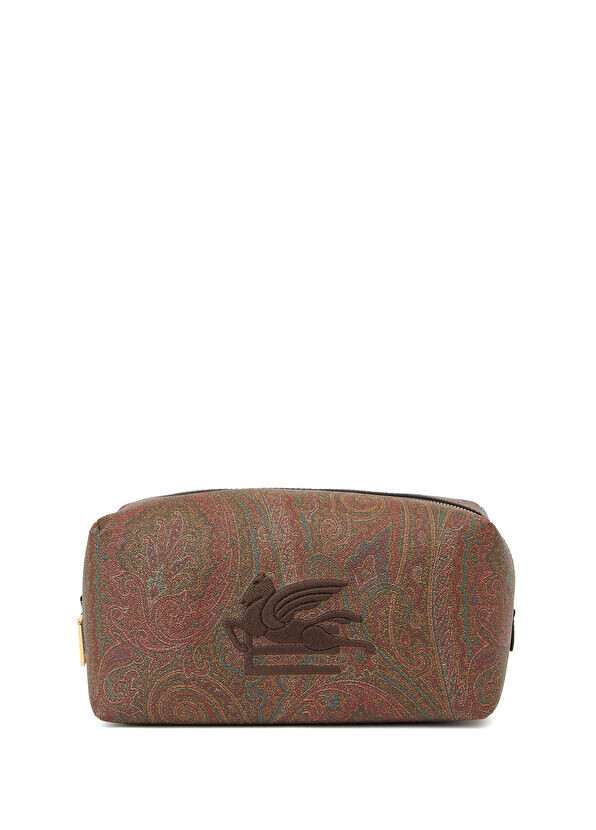 

Мужская сумка для бритья Paisley Etro, коричневый