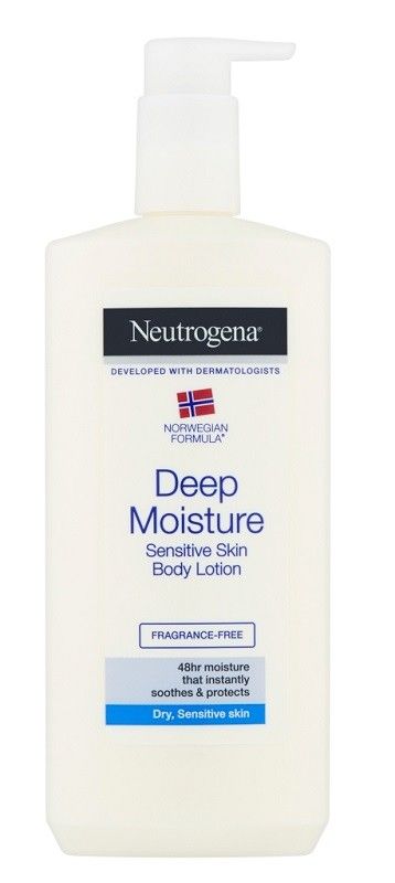 Neutrogena Deep Moisture Sensitive эмульсия для тела, 400 ml