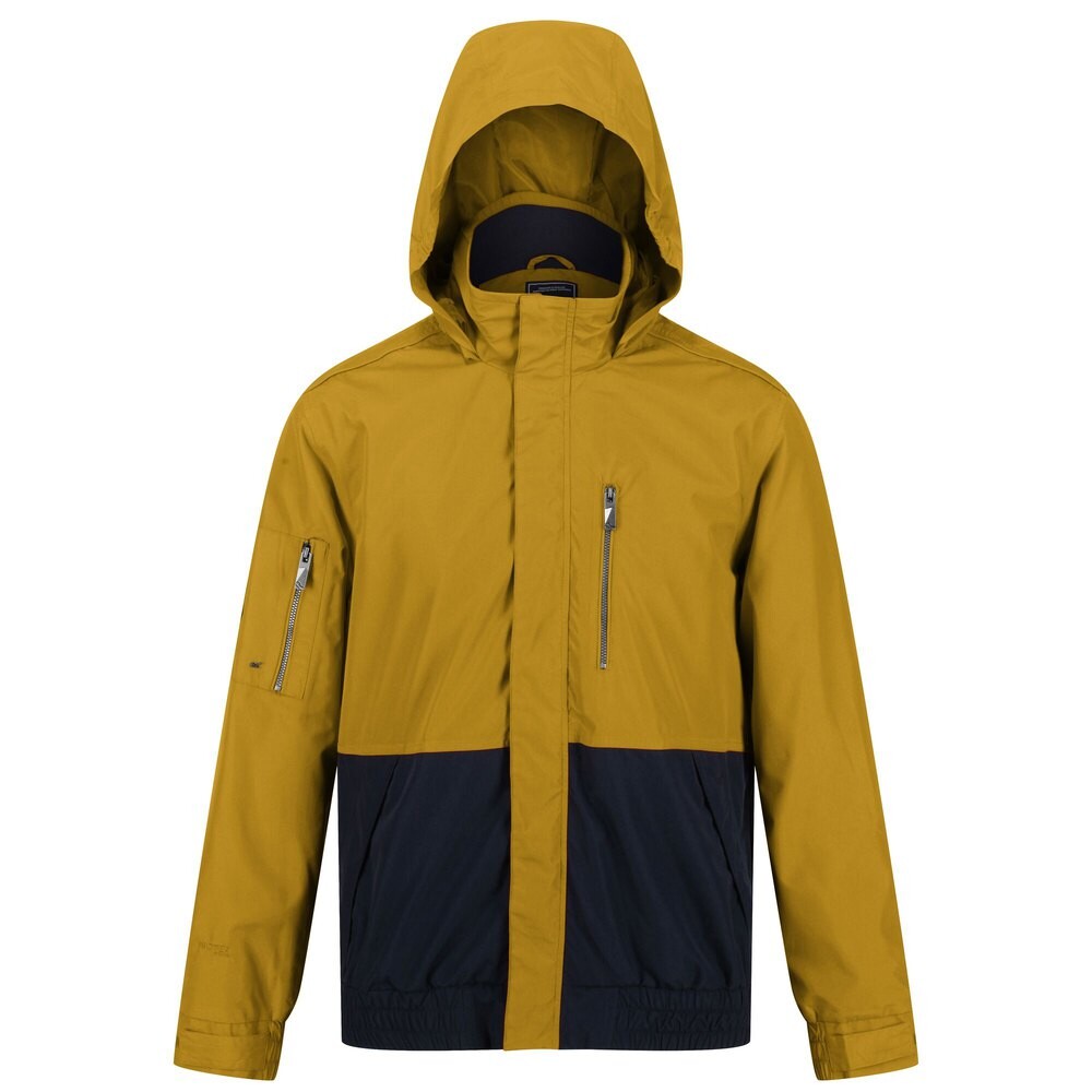 

Куртка Regatta Feelding Colour Block Waterproof Bomber, желтый