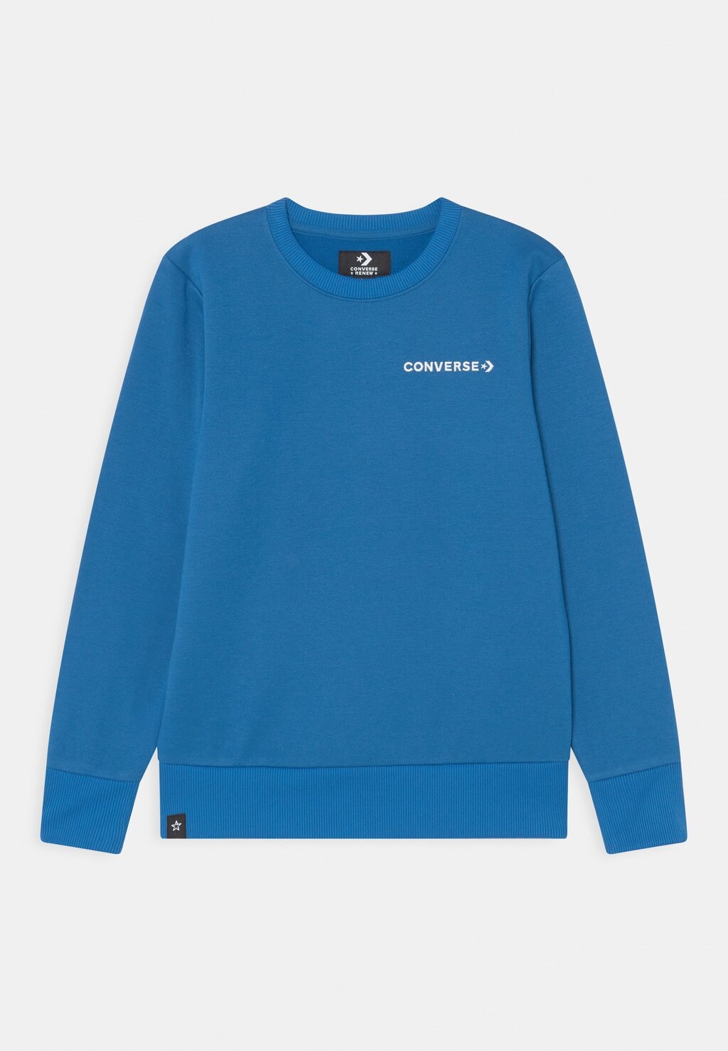 

Толстовка Wordmark Crew Unisex Converse, цвет marina blue