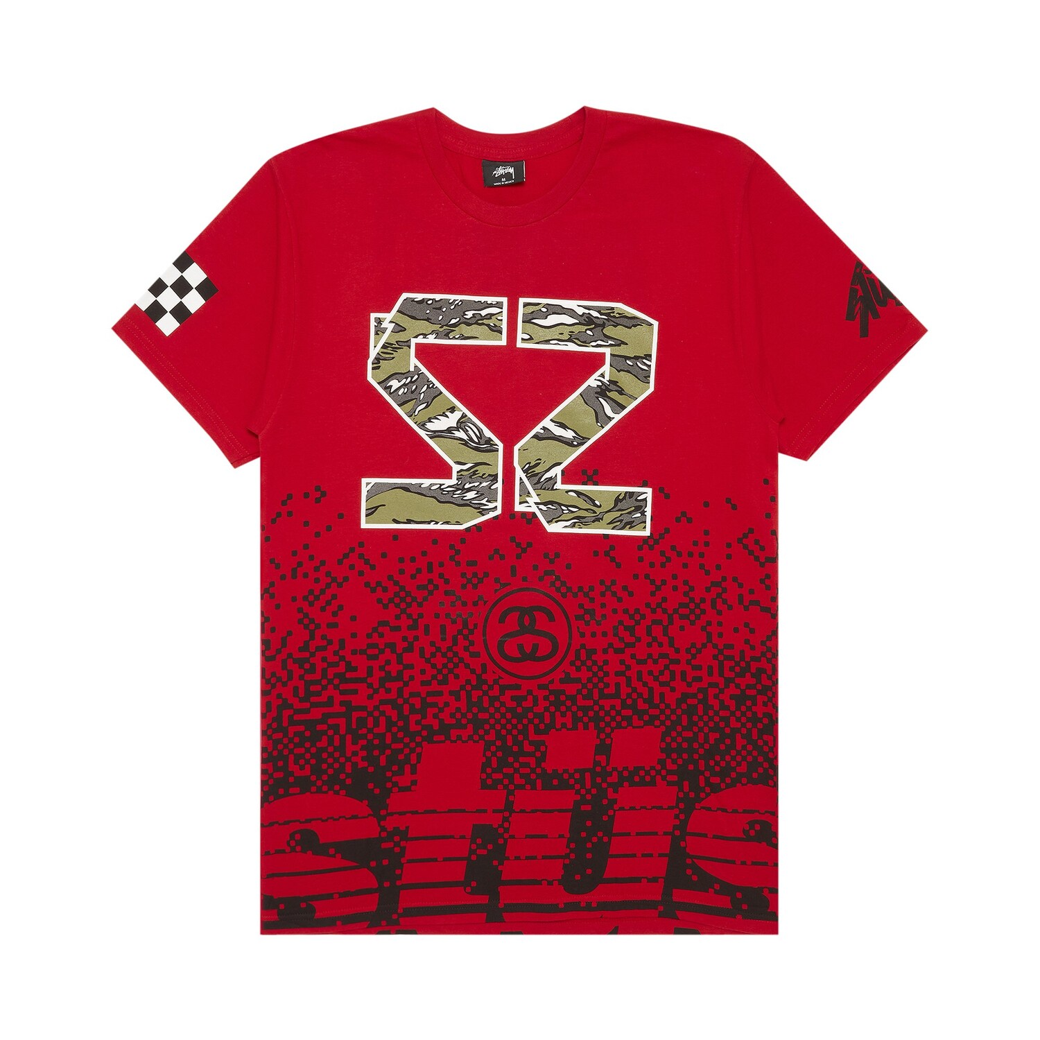 

Футболка Stussy Camo 35 Красная, Красный