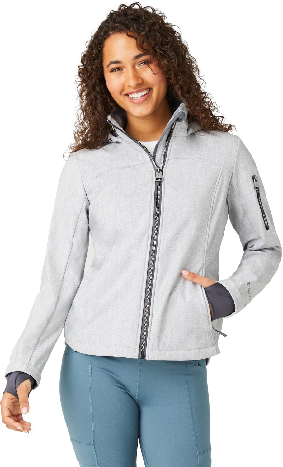 

Куртка Shale Super Soft-Shell – женская Free Country, серый