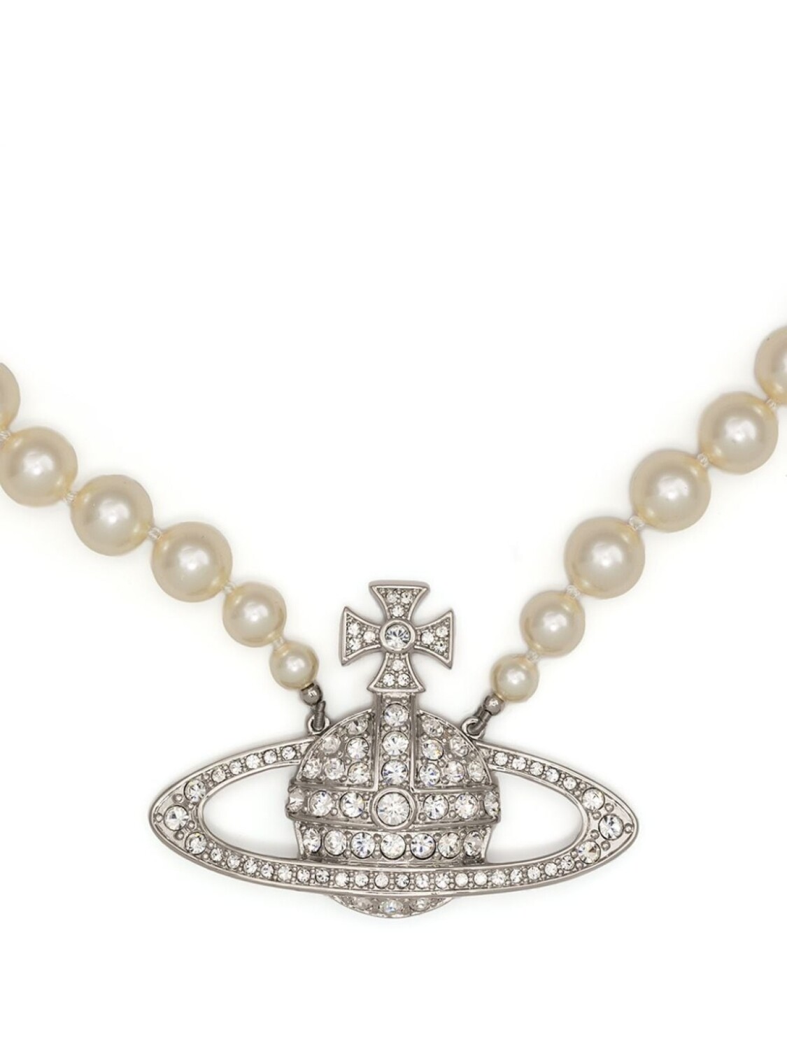 

Колье с подвеской Orb Vivienne Westwood, белый