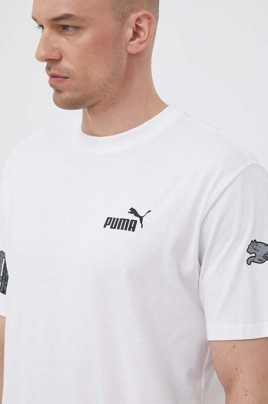 

Хлопковая футболка Puma, белый