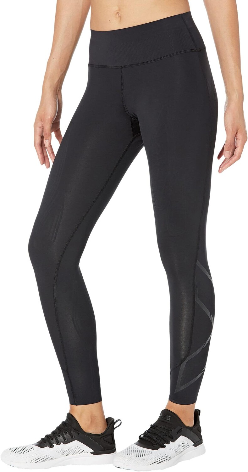 

Брюки Force Mid-Rise Compression Tights 2XU, цвет Black/Nero