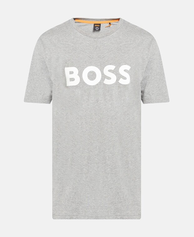 

Футболка Boss Orange, светло-серый