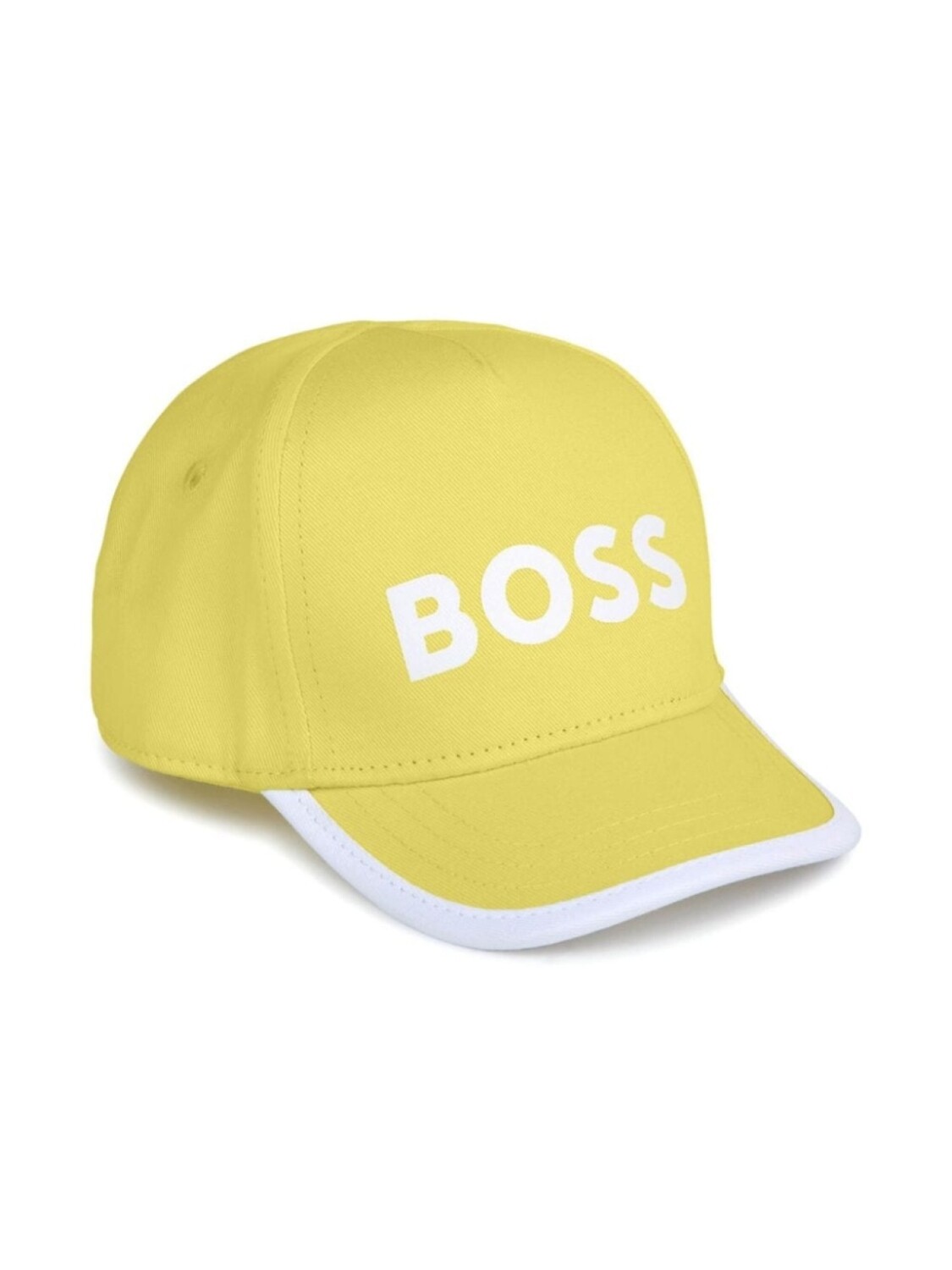 

BOSS Kidswear кепка с логотипом, желтый