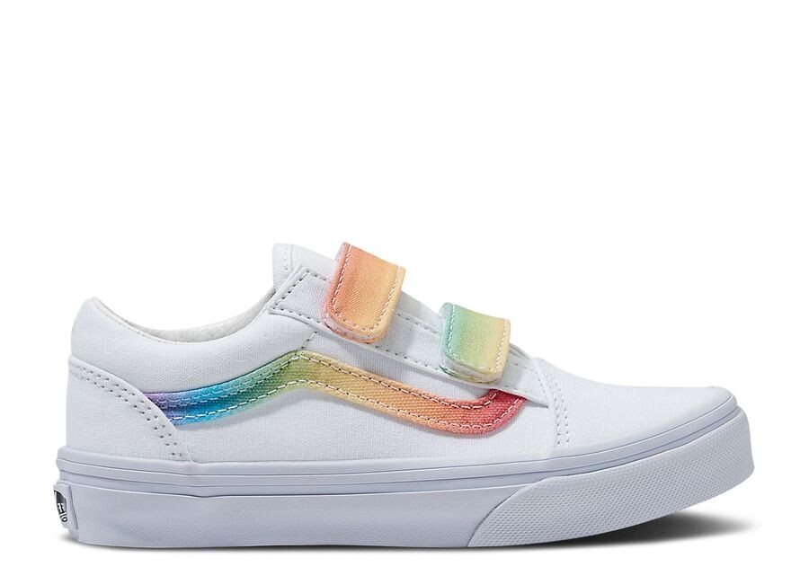 

Кроссовки Vans Old Skool V Kids, цвет Rainbow Sidestripe