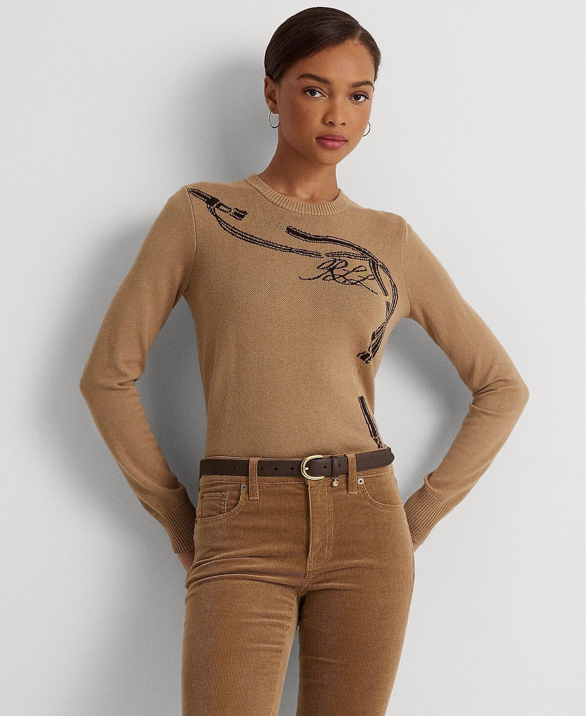 

Женский свитер с поясом Lauren Ralph Lauren