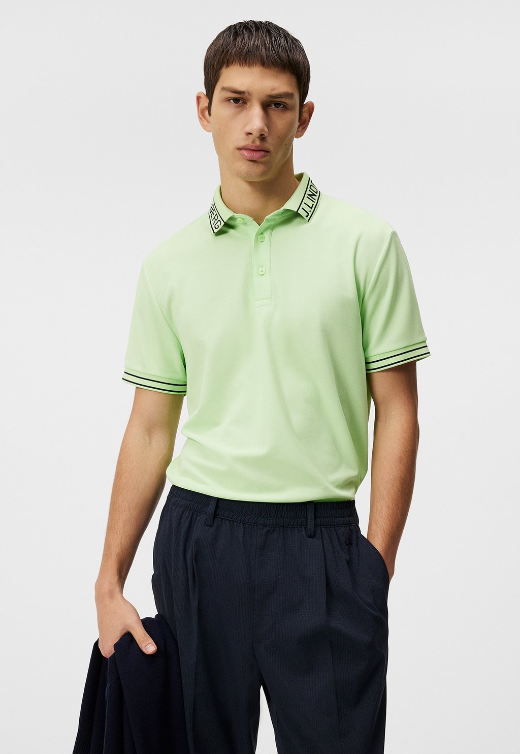 Рубашка-поло AUSTIN REGULAR J.LINDEBERG Sports, цвет paradise green