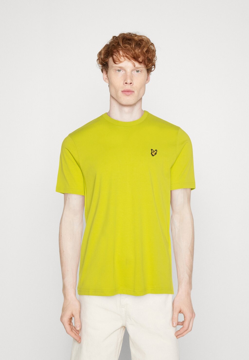 

Базовая футболка PLAIN Lyle & Scott, зеленый ожог