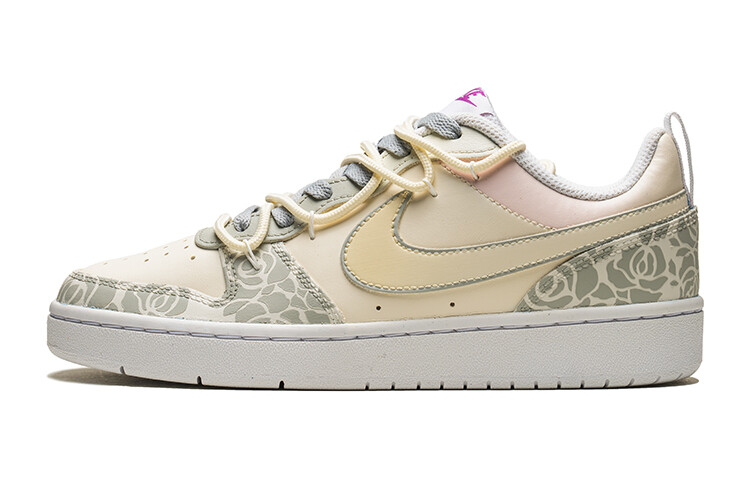 

Кроссовки Nike Court Borough Skateboarding Shoes Women's Low-top White, серебряный, Серый, Кроссовки Nike Court Borough Skateboarding Shoes Women's Low-top White, серебряный
