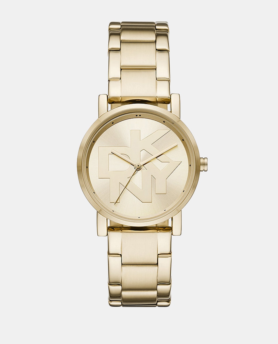 Женские часы Soho NY2959 DKNY, золотой vanessa baroni золотистый браслет из крупных звеньев
