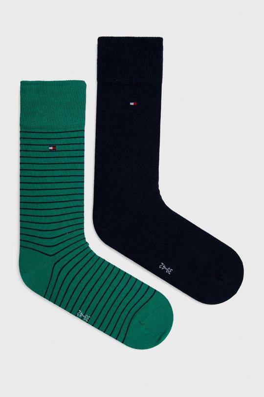 Носки (2 пары) Tommy Hilfiger, зеленый носки wilson 2 пары зеленый