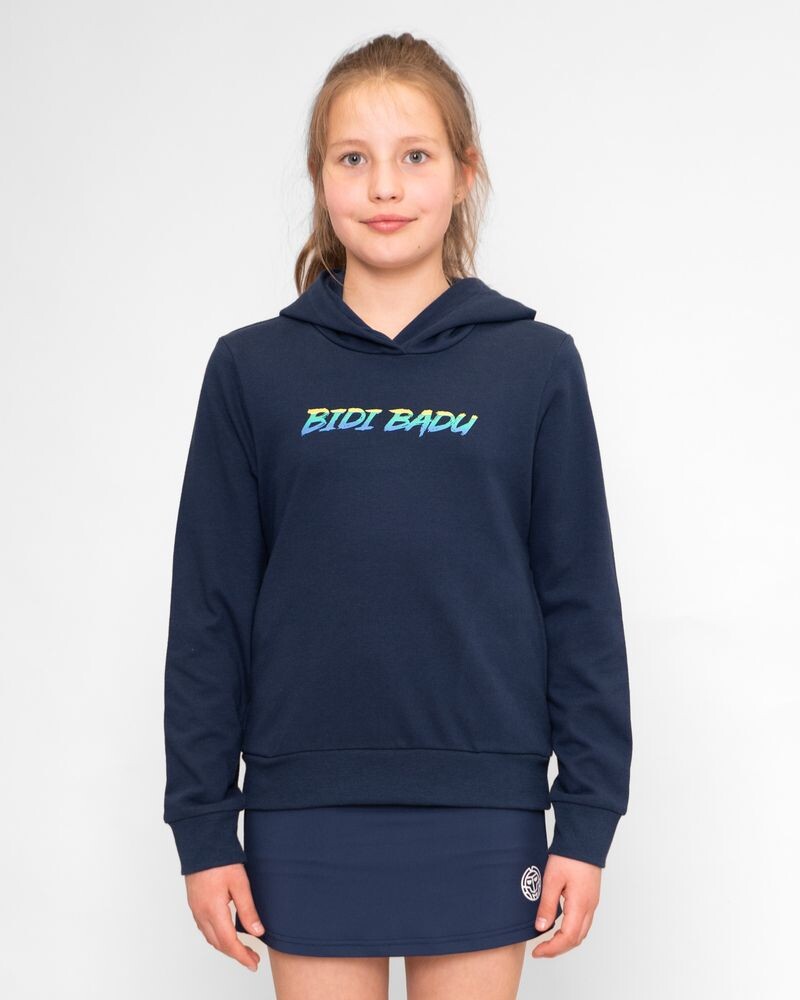 

Толстовка BIDI BADU Grafic Illumination Chill Junior Hoody, темно синий