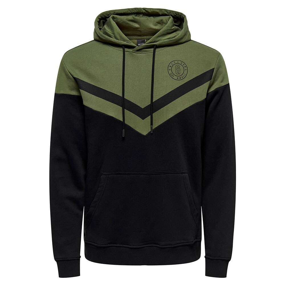 

Худи Only & Sons New Wagner Reg, зеленый