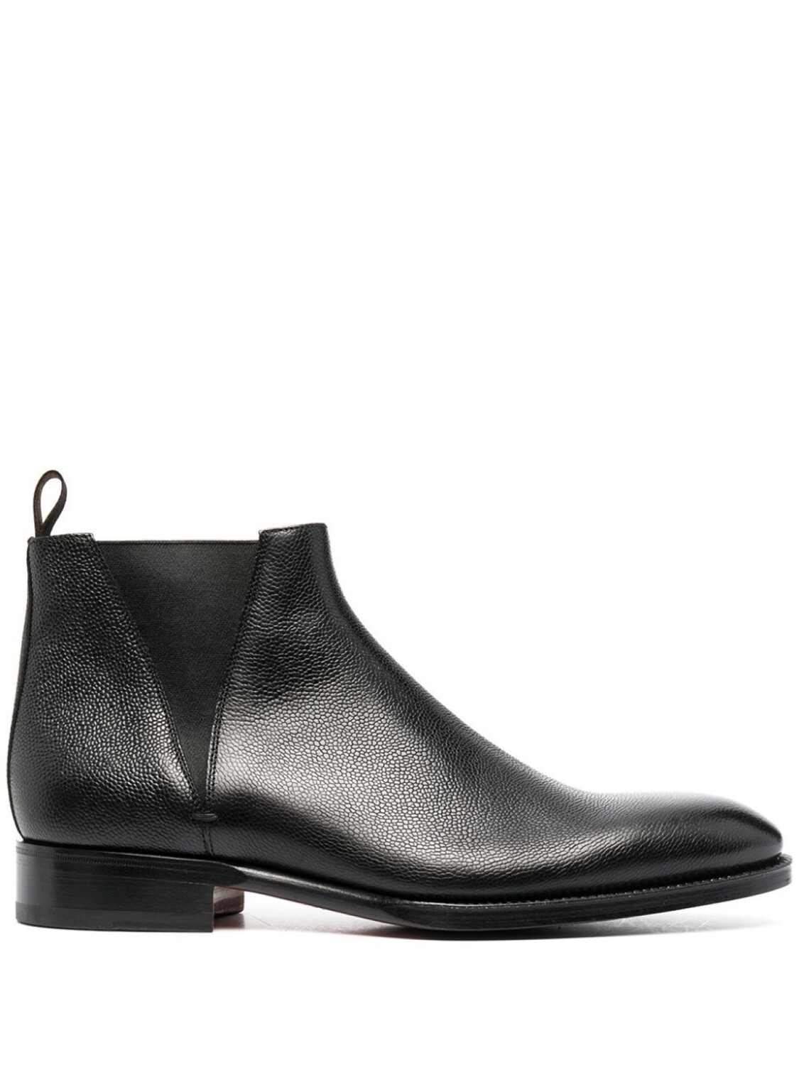 

Santoni ботинки с миндалевидным носком, черный