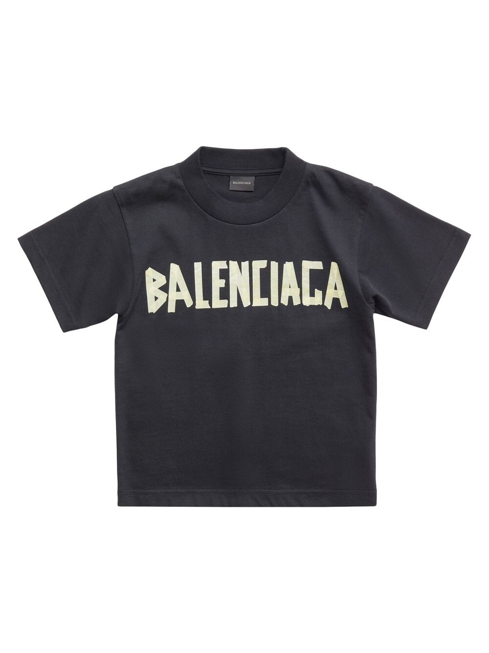 

Детская футболка с лентами Balenciaga, черный