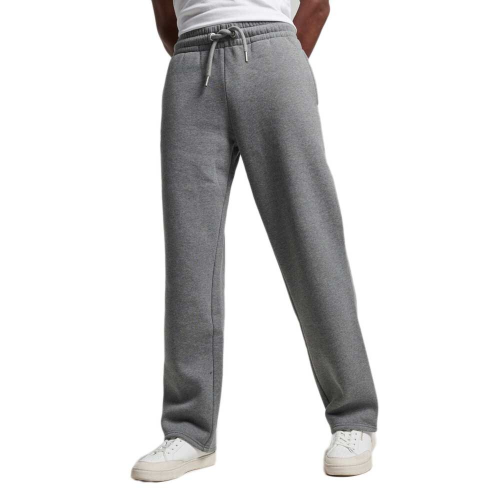 

Джоггеры Superdry Vintage Logo Embroidered Straight, серый