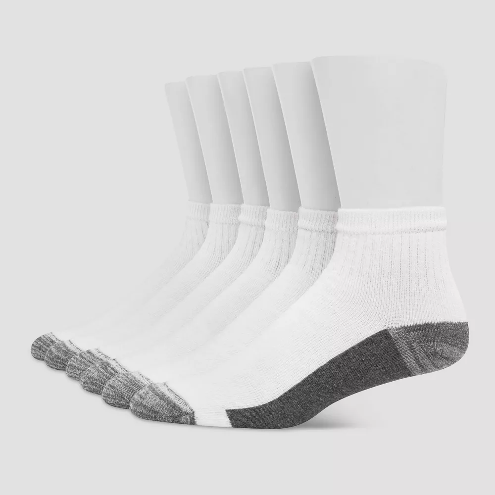 

Носки Hanes Premium Men's Xtemp Ultra Cushion 6pk Ankle Socks, цвет White