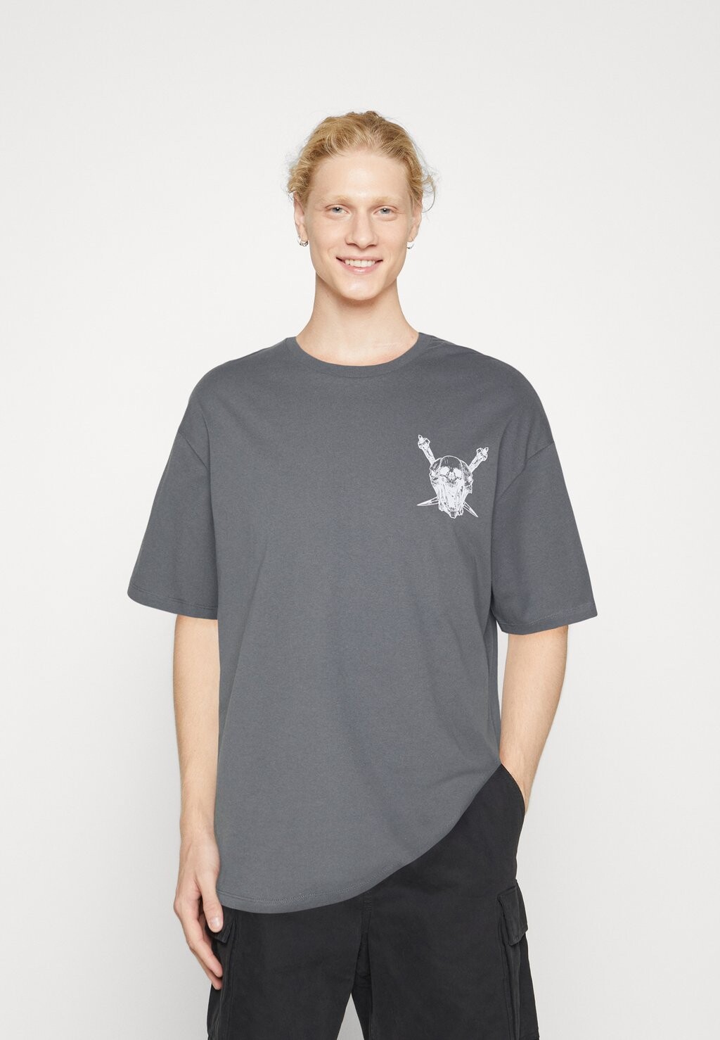 

Футболка с принтом Jormorior Tee Crew Neck Unisex Jack & Jones, цвет quiet shade