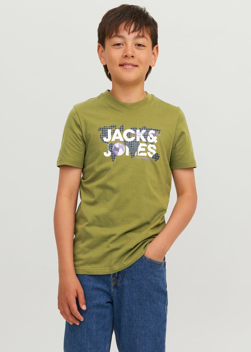 

Jack and Jones Оливковая футболка Junior Codust (6–16 лет)