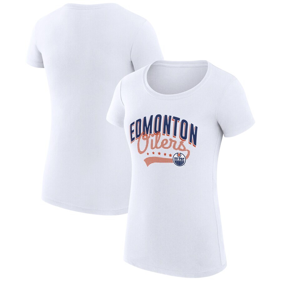 

Футболка с коротким рукавом G-III 4Her by Carl Banks Edmonton Oilers, зеленый