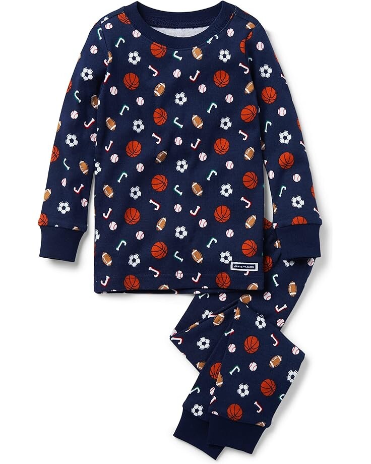 

Пижамный комплект Janie and Jack Printed Sleep Set, мульти