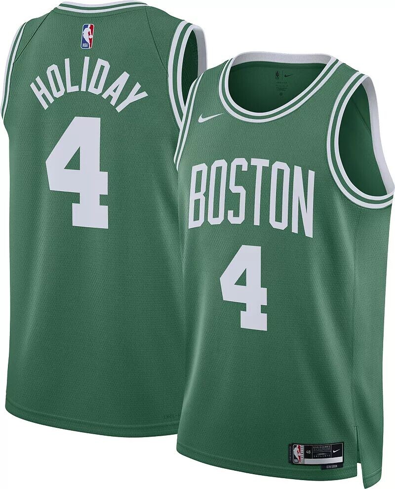 

Мужское джерси Nike Boston Celtics Jrue Holiday #4 Swingman Icon