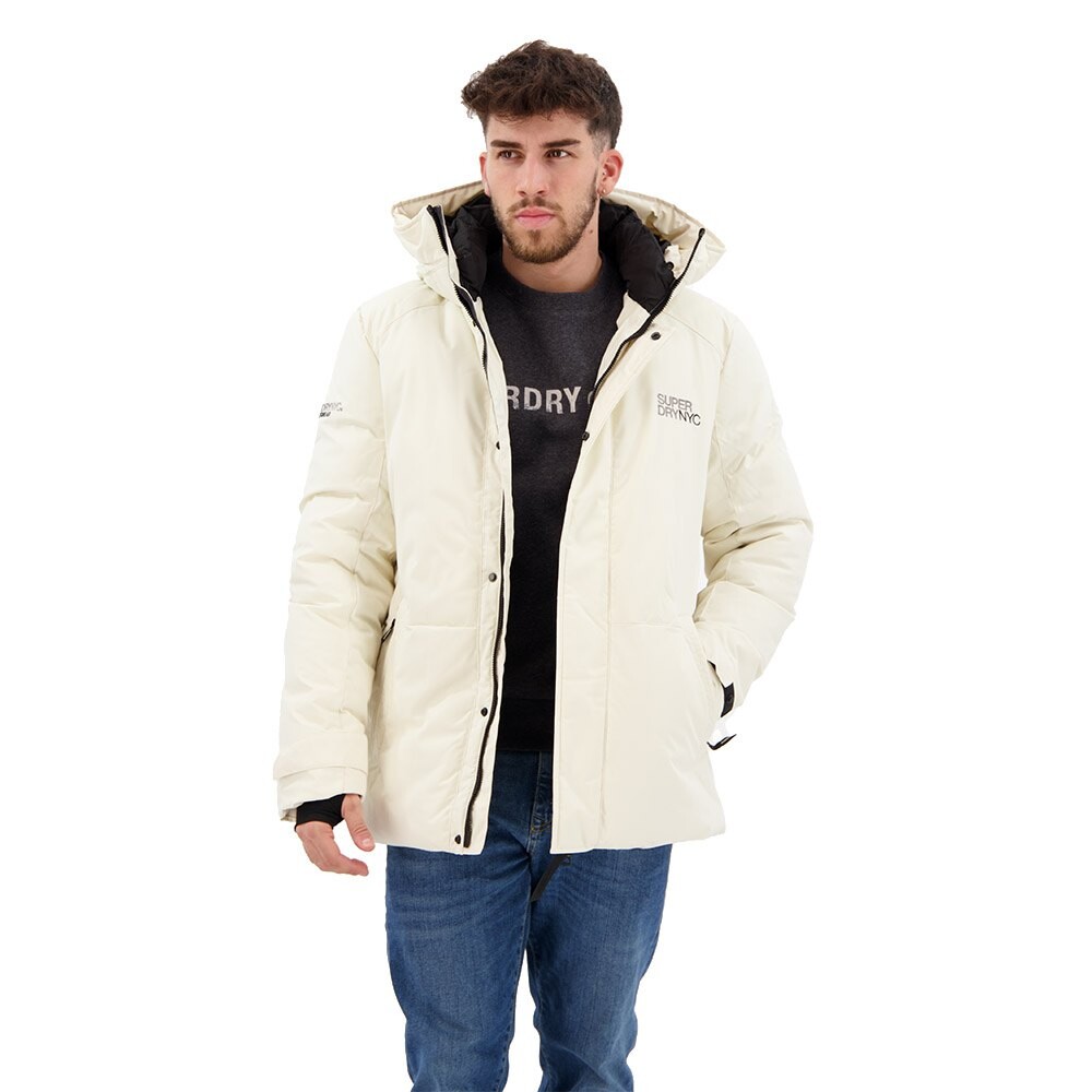 

Парка Superdry City Padded Wind, бежевый
