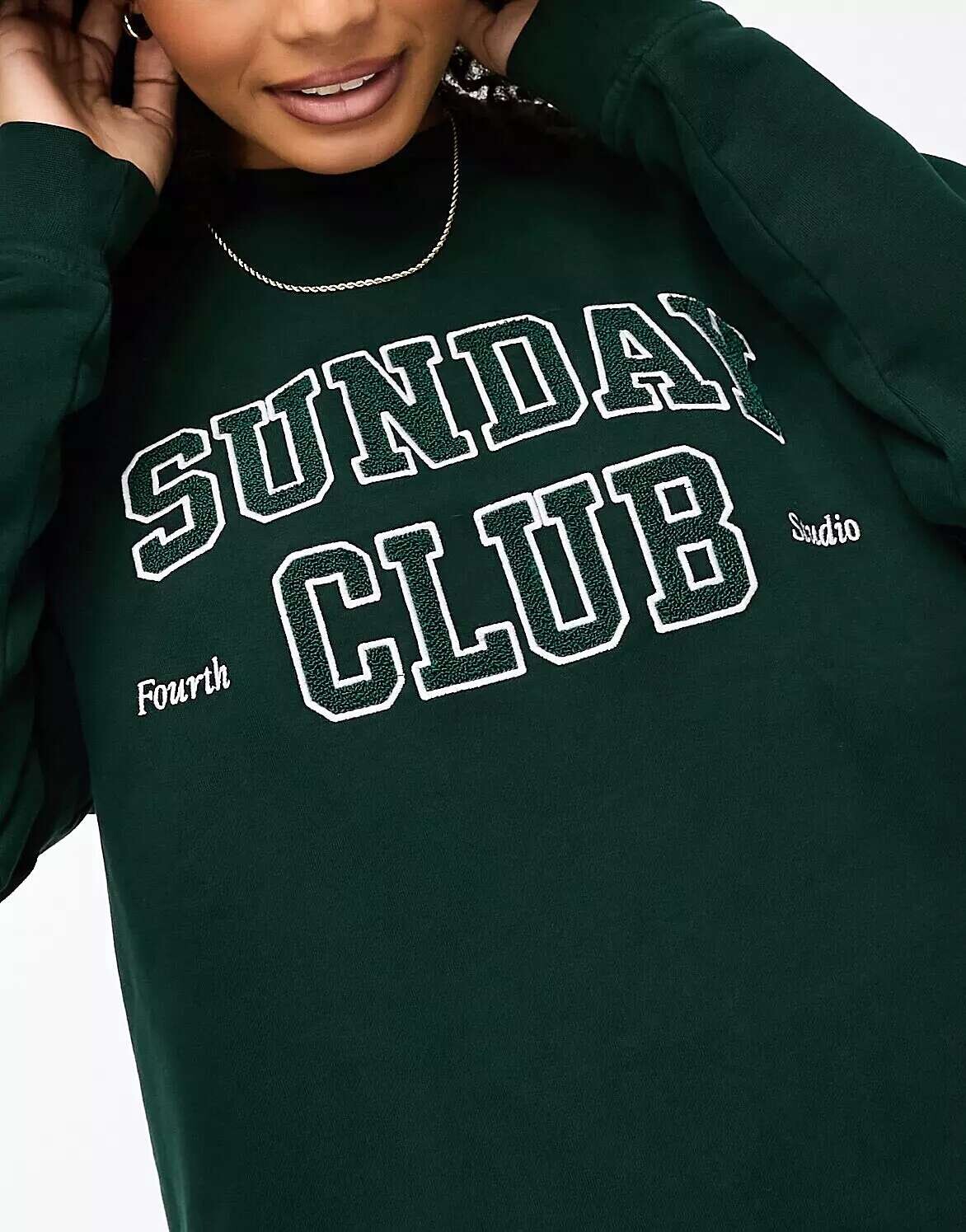 

Свитшот 4th & Reckless Sunday темно-зеленого цвета, Зеленый