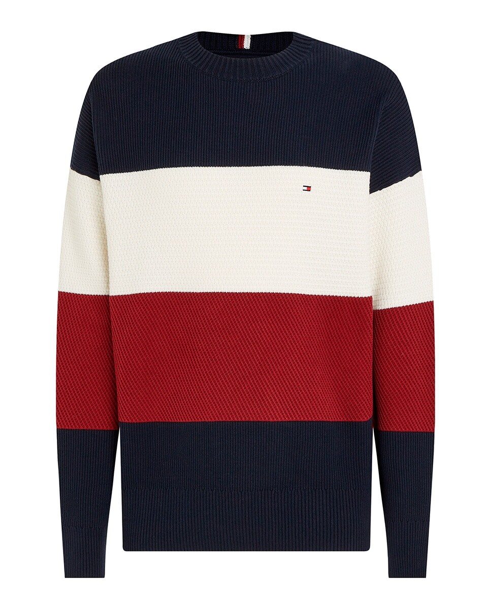 

Мужской свитер с круглым вырезом Tommy Hilfiger, мультиколор