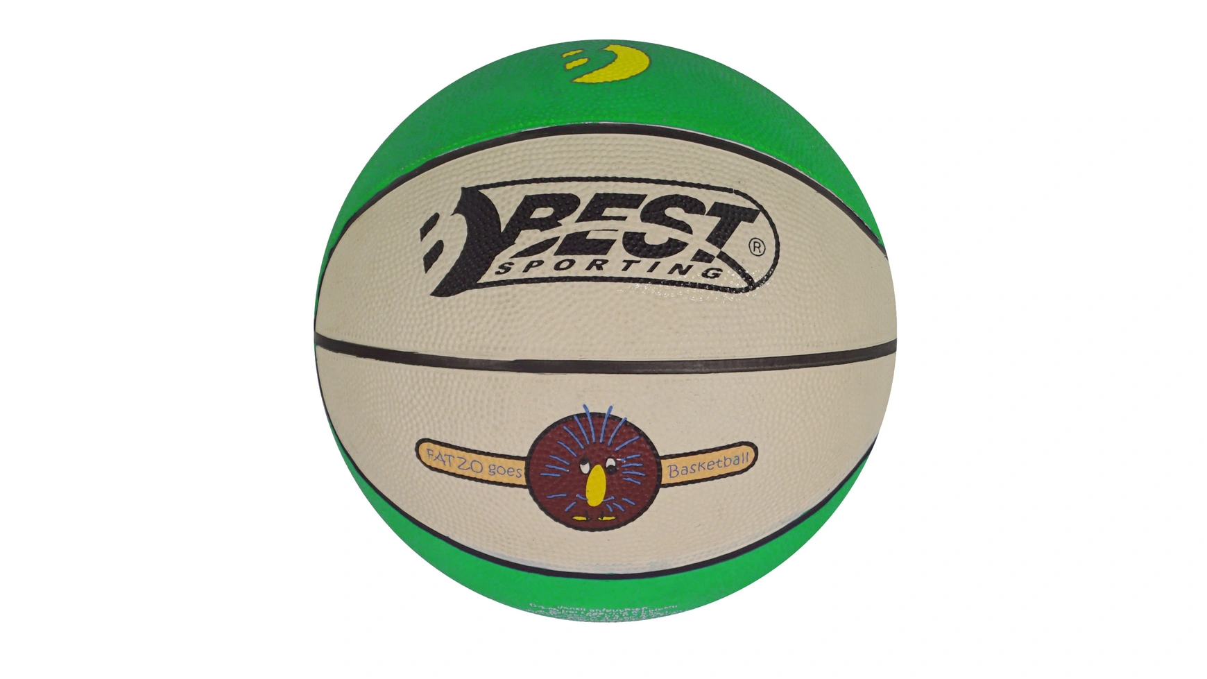 Best Мини-баскетбольный мяч (размер: 3) 10147 Зеленый/Кремовый