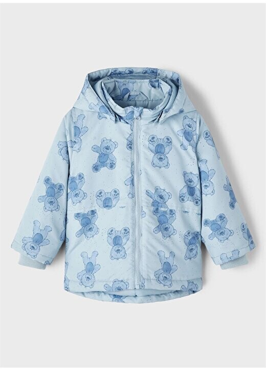 

Синее пальто для мальчика NBMMAX JACKET TEDDY Name İt, синий