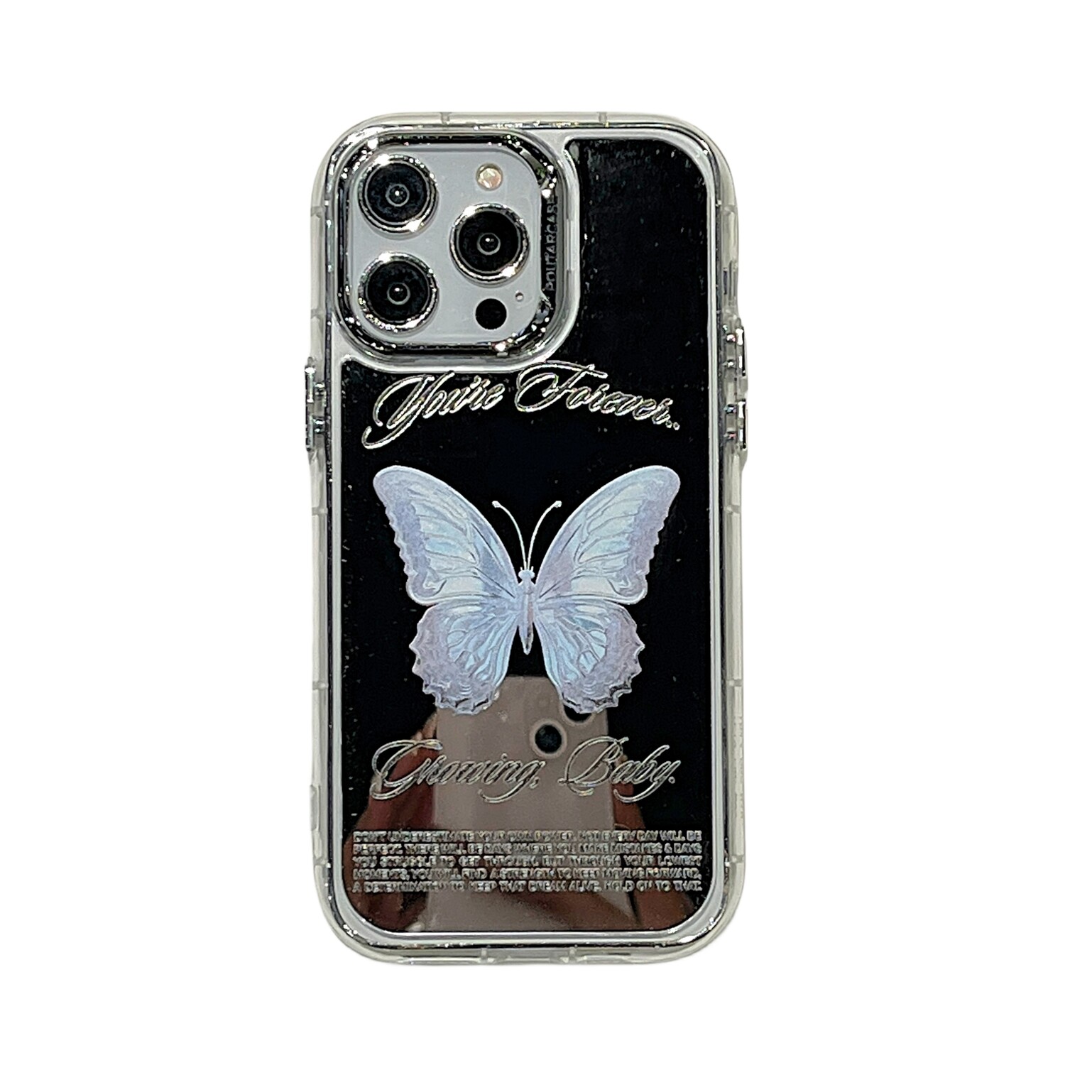 

Чехол для телефона Chi Tang, Cream mirror butterfly