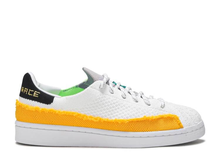 

Кроссовки Adidas PHARRELL X SUPERSTAR 'PATCHWORK - WHITE', белый