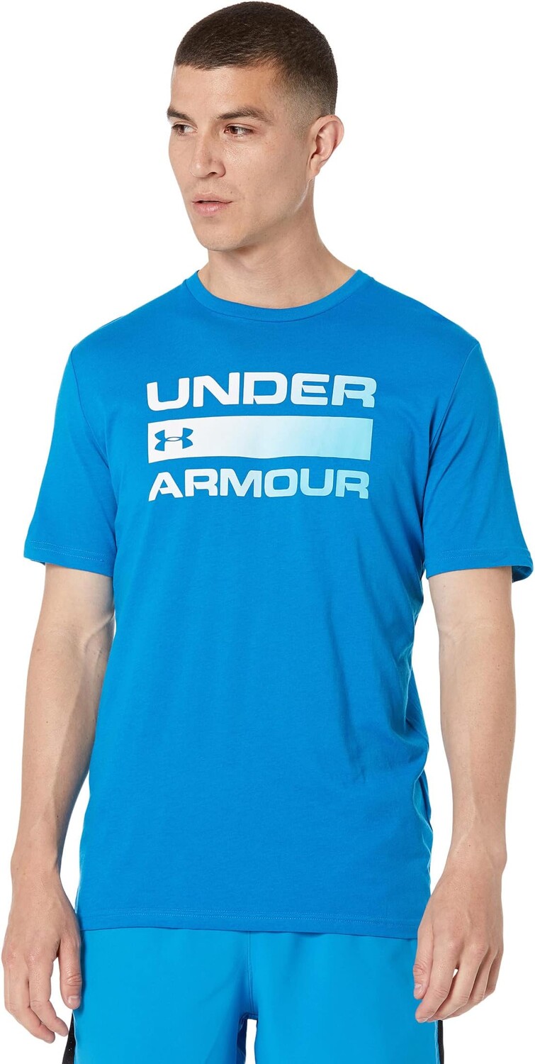

Надпись команды UA с коротким рукавом Under Armour, цвет Cruise Blue/Fresco Blue