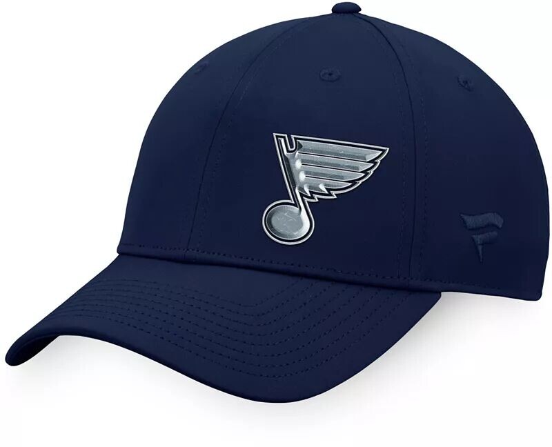 

Темно-синяя регулируемая кепка NHL St. Louis Blues Authentic Pro Road