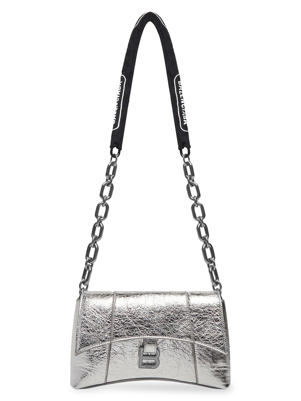 

Сумка через плечо Downtown XS с металлизированной цепочкой Balenciaga, черный
