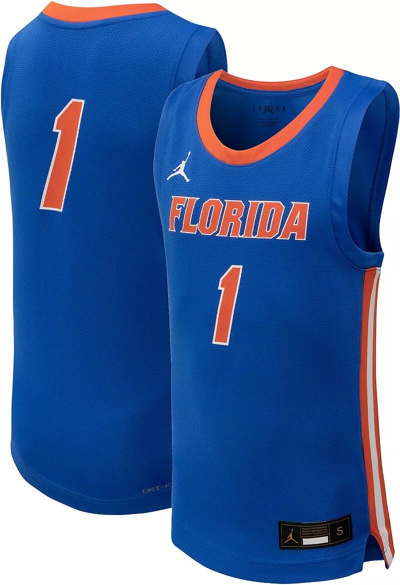 

Синяя реплика баскетбольной майки Jordan Youth Florida Gators # 1 Nike