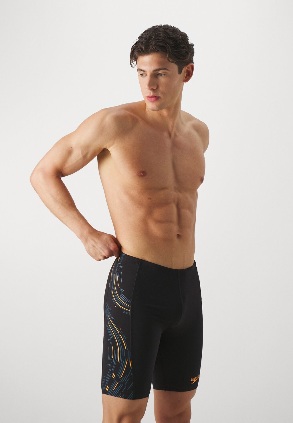 

Плавки MENS PANEL JAMMER Speedo, цвет black/mandarin peel/dark teal