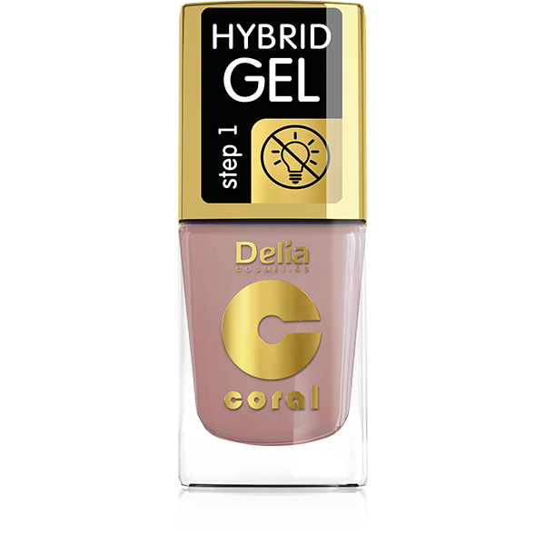 Гибридный лак для ногтей 43 Delia Coral Hybrid Gel, 11 мл