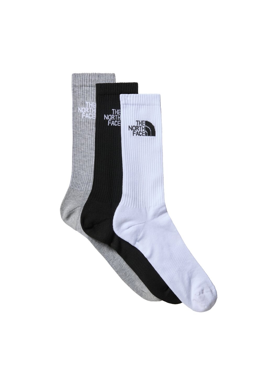 

Носки MULTI CUSH CREW 3P The North Face, цвет black assorted