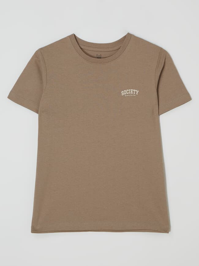 

Футболка из хлопка модель "Маш" Jack & Jones, хаки